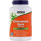 Отзывы о Now Foods, Cinnamon Bark, 600 mg, 240 Veg Capsules