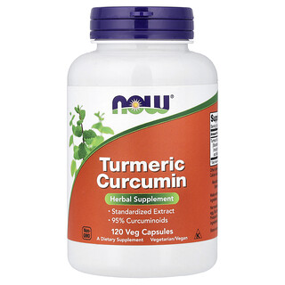 NOW Foods, Turmeric Curcumin, 120 Veg Capsules (665 mg per Capsule)
