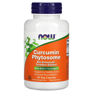 Now Foods, Phytosome de curcumine, 60 capsules végétariennes