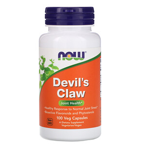Now Foods, Devil's Claw, 100 Veg Capsules отзывы покупателей