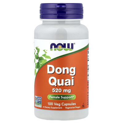 NOW Foods, Dong quai, 520 mg, 100 cápsulas vegetales