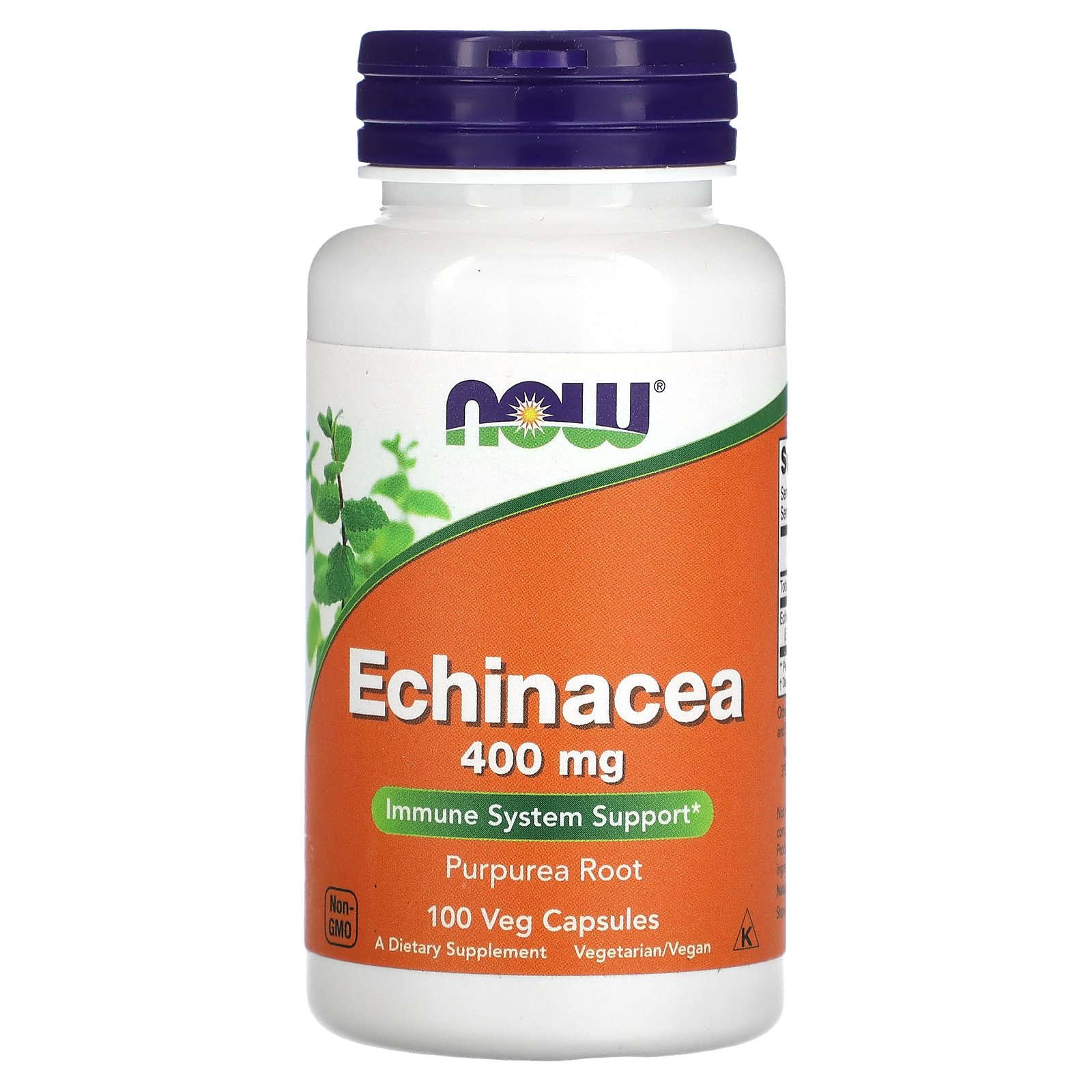 NOW Foods, Echinacea, 400 mg, 100 Veg Capsules