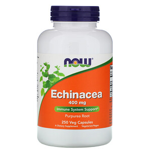 Отзывы о Now Foods, Echinacea, 400 mg, 250 Veg Capsules
