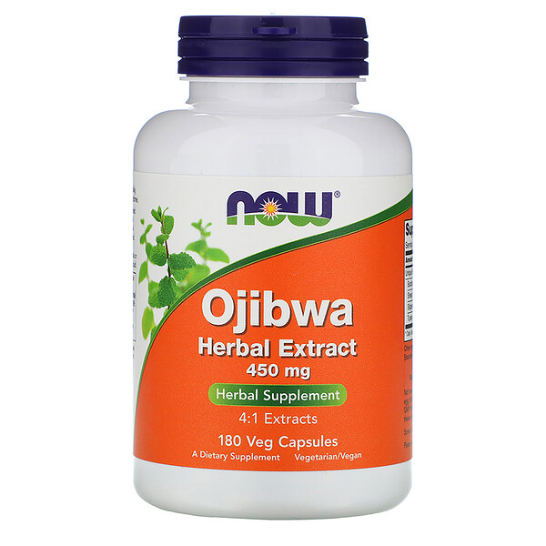 Extrato Herbáceo Ojibwa, 450 mg, 180 Cápsulas Vegetais