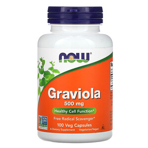 Отзывы о Now Foods, Graviola, 500 mg, 100 Veg Capsules