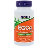 Now Foods, EGCg, экстракт зеленого чая, 400 мг, 90 растительных капсул отзывы