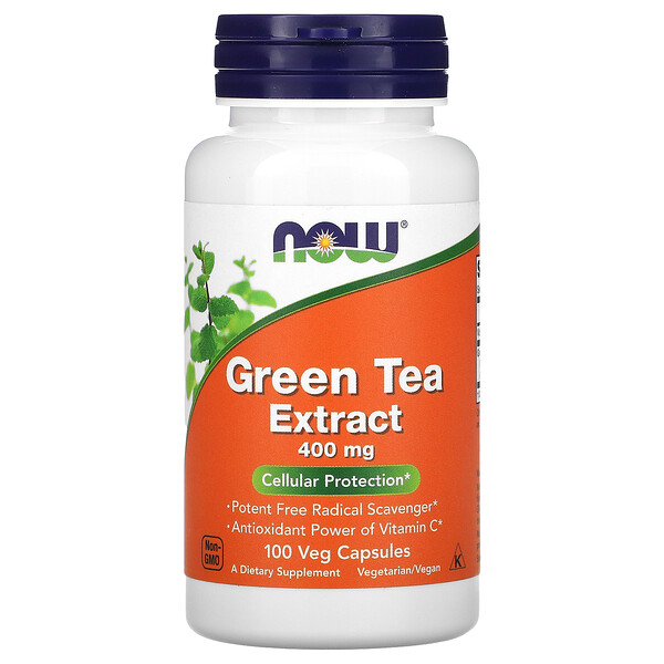 Green Tea Extract, 400 mg, 100 Veg Capsules