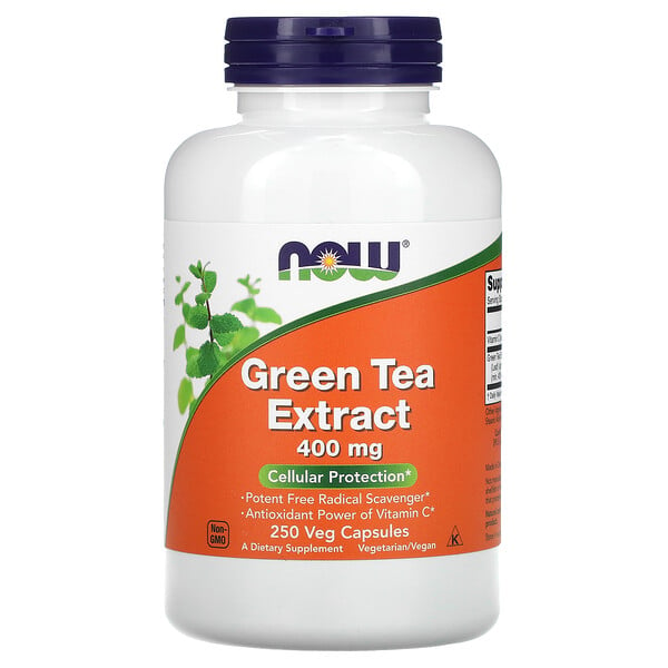 緑茶エキス、400 mg、250ベジカプセル