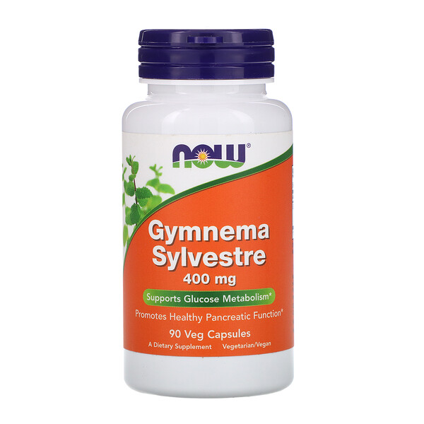 Now Foods, Gymnema Sylvestre, 400 mg, 90 Kapsul Nabati