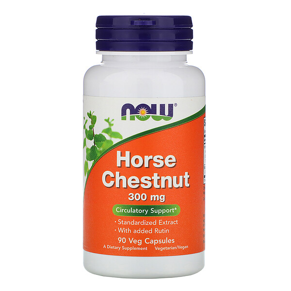 Now Foods‏, Horse Chestnut, 300 mg, 90 Veg Capsules