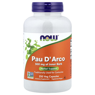 NOW Foods, 포다르코, 500mg, 베지 캡슐 250정