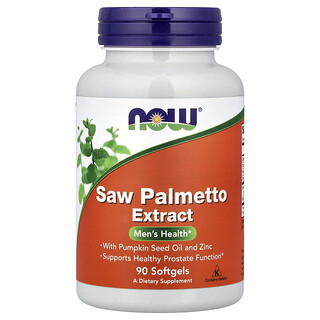 NOW Foods, Εκχύλισμα Saw Palmetto, 90 μαλακές κάψουλες