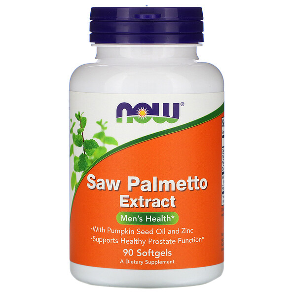 Saw Palmetto Extract, With Pumpkin Seed Oil and Zinc, 160 mg,  90 Softgels