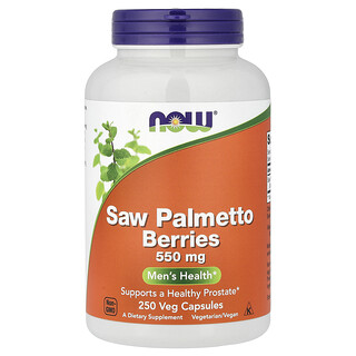 NOW Foods, ягоды серенои, 550 мг, 250 растительных капсул