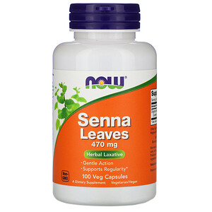 Отзывы о Now Foods, Senna Leaves, 470 mg, 100 Veg Capsules