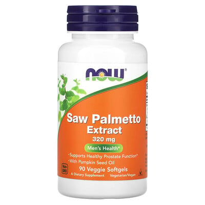

NOW Foods Saw Palmetto Extract Men's Health 320 mg 90 Veggie Softgels