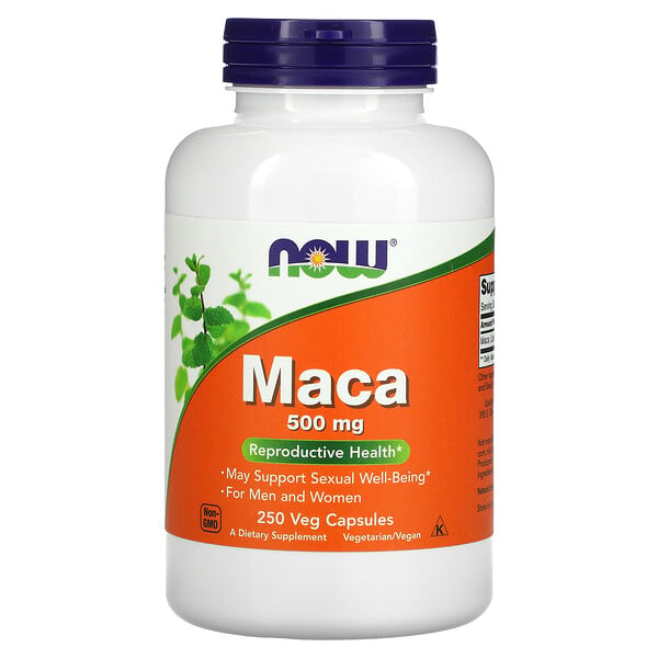 Maca, 500 mg, 250 capsules végétariennes