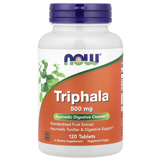 NOW Foods, Triphala, 120 Comprimidos