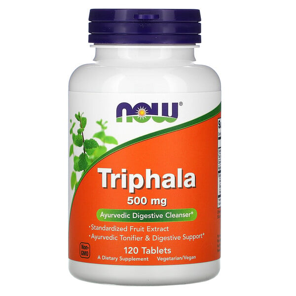 Now Foods, Triphala, 500 mg, 120 Cápsulas