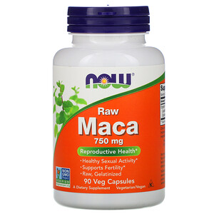 Отзывы о Now Foods, Maca, Raw, 750 mg, 90 Veg Capsules