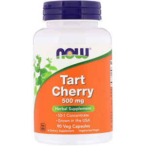 Отзывы о Now Foods, Tart Cherry, 500 mg, 90 Veg Capsules