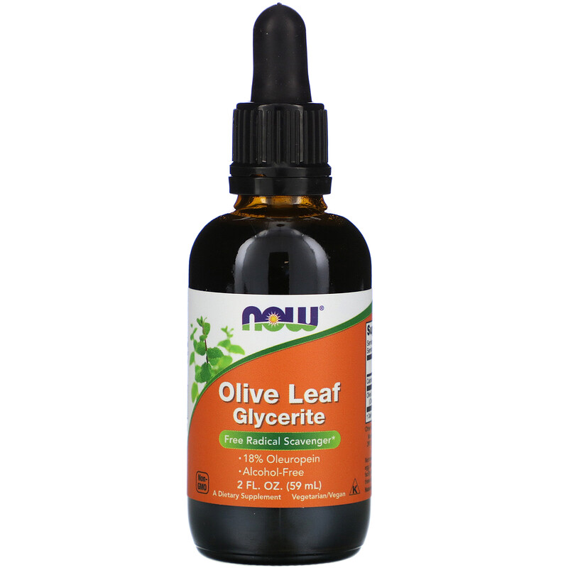 Now Foods, Olive Leaf Glycerite, 2 fl oz (59 ml) iHerb