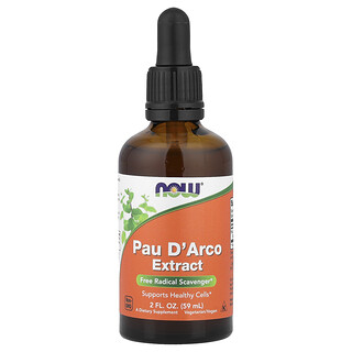 NOW Foods, Pau D'Arco էքստրակտ, 2 fl oz (59 մլ)