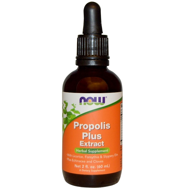Now Foods, Propolis Plus Extract, 2 fl oz (60 ml)