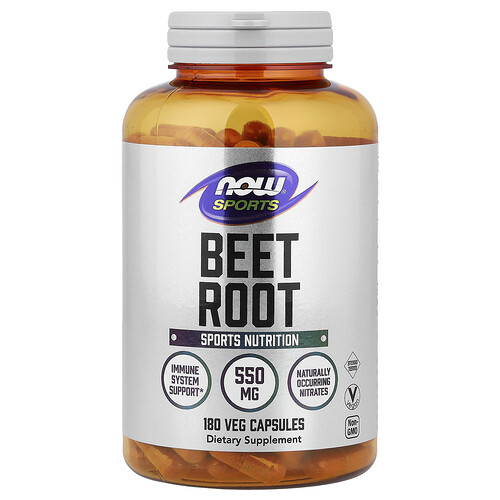 Now Foods Sports, Beet Root, 180 Veg Capsules (0.55 g per Capsule)