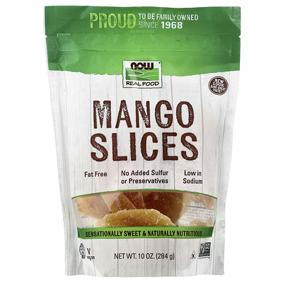 NOW Foods, Rodajas de Mango, 10 oz (284 g)