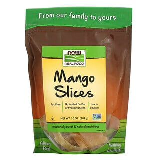 Now Foods, Real Food, Mango Slices, 10 oz (284 g)
