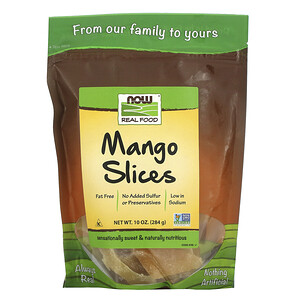 Отзывы о Now Foods, Real Food, Mango Slices, 10 oz (284 g)