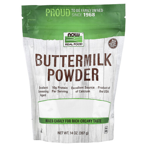 Now Foods Real Food, Buttermilk Powder, 14 oz (397 g)