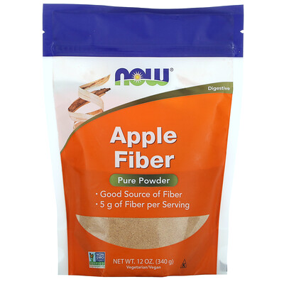 

NOW Foods Apple Fiber Pure Powder 12 oz (340 g)