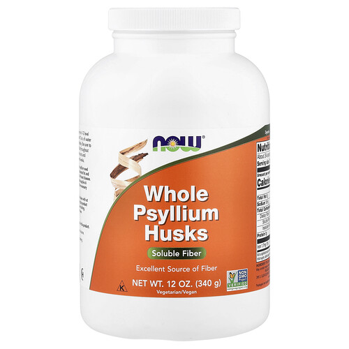 Now Foods Whole Psyllium Husks, 12 oz (340 g)