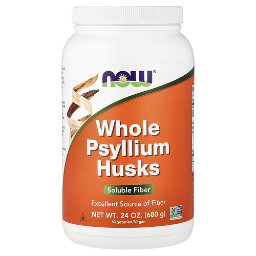 Now Foods Whole Psyllium Husks, 24 oz (680 g)