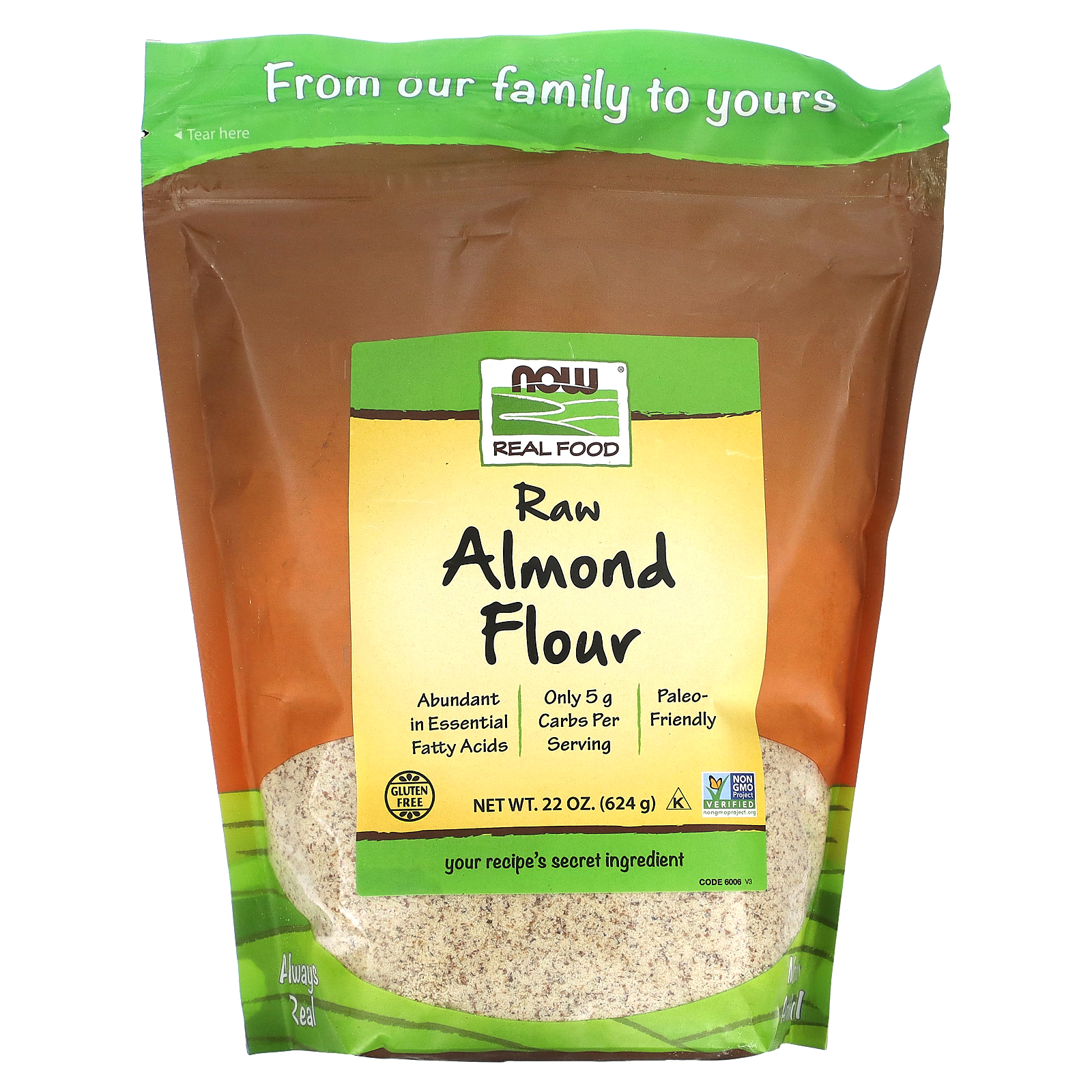 Now Foods Real Food Raw Almond Flour Oz G