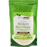 Now Foods, Organic Brown Rice Flour, 16 oz (454 g) отзывы