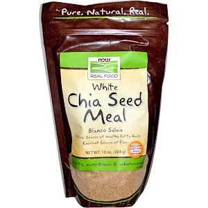 Now Foods, Real Food, White Chia Seed Meal, 10 oz (284 g) отзывы покупателей
