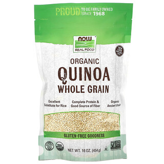 Now Foods, Certified Organic Quinoa, Whole Grain, 454 g