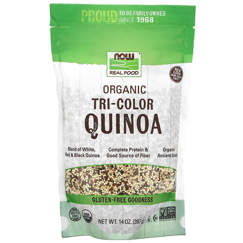Now Foods Organic Tri-Color Quinoa, 14 oz (397 g)