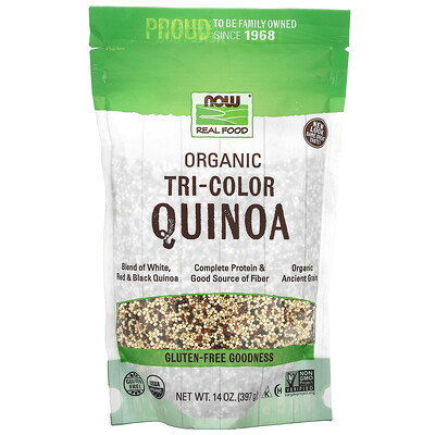 NOW Foods, Organic Tri-Color Quinoa, 14 oz (397 g)