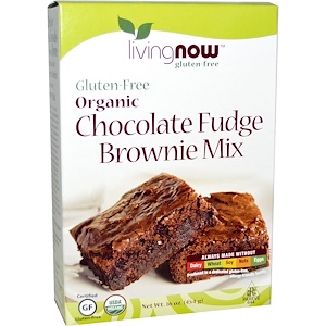 Отзывы о Now Foods, Real Food, Organic, Chocolate Fudge Brownie Mix, Gluten-Free, 16 oz (454 g)