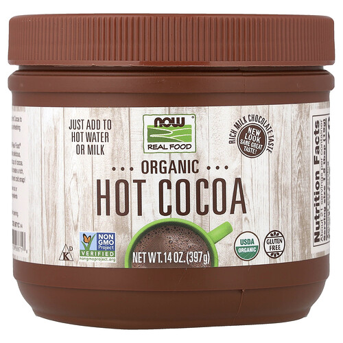 Now Foods Organic Hot Cocoa, 14 oz (397 g)