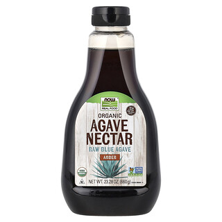 NOW Foods, Real Food, Organic Agave Nectar, Amber, 23.28 oz (660 g)