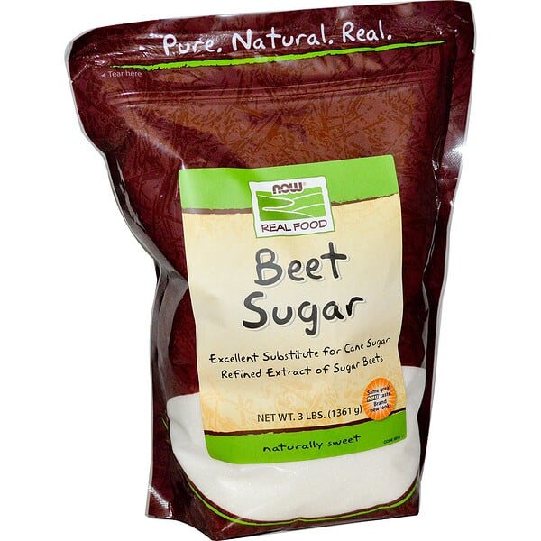 Now Foods, Beet Sugar, 3 Lbs (1361 G) - IHerb