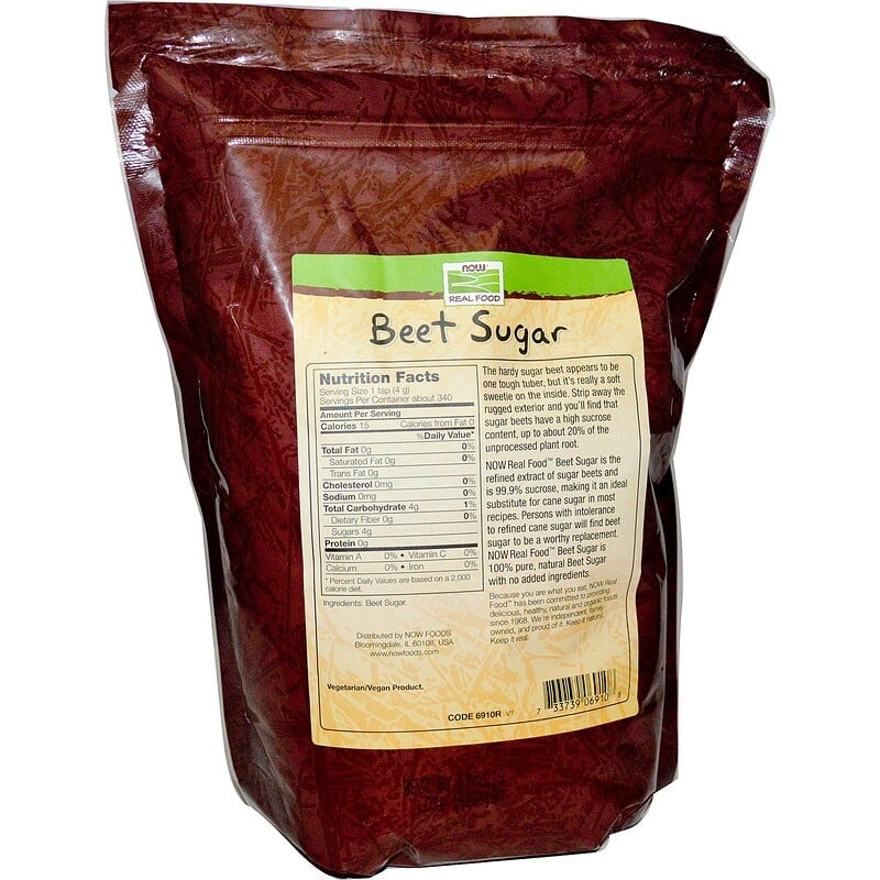 Now Foods, Beet Sugar, 3 Lbs (1361 G) - IHerb