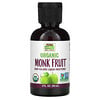 Now Foods, Organic Monk Fruit, flüssiger Süßstoff, 2 fl oz. (59 ml)