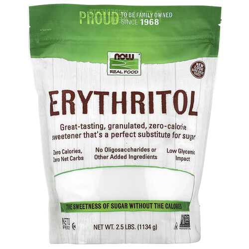 Now Foods Real Food, Erythritol, 2.5 lbs (1,134 g)