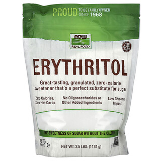 NOW Foods, Real Food, Erythritol, Erythrit, 1.134 g (2,5 lb.)